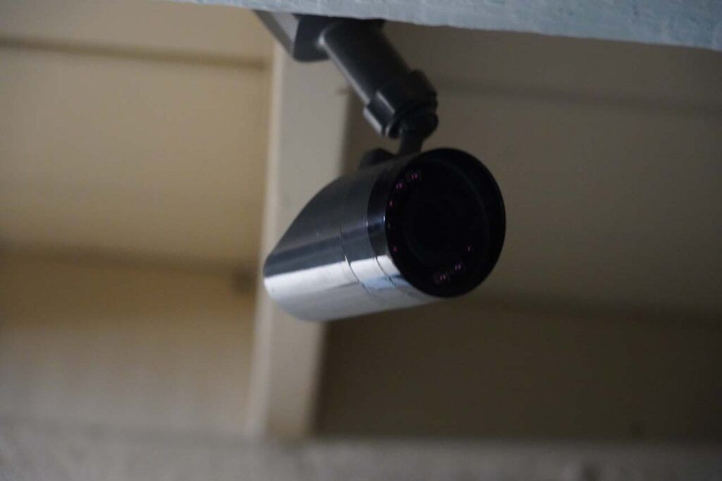 A Vivint Surveillance Camera, which provided better resolution and night vision compared with the Vivint Doorbell Camera
